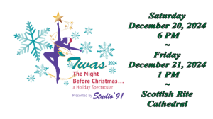 Studio '91 – Combo2: Both 'Twas Shows on 12/20/2024 & 12/21/2024